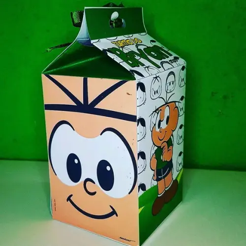 Caixinha de Milk Personalizada - Cebolinha