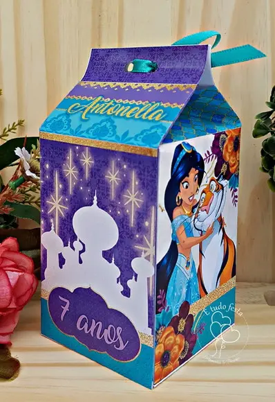 Caixinha de Milk Personalizada - Jasmine