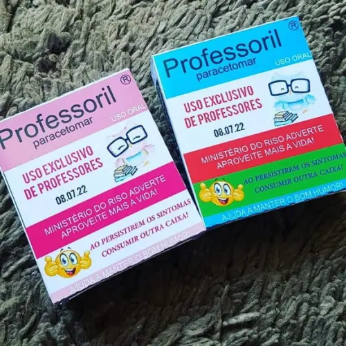 Caixinha Professoril Personalizada com Chiclete