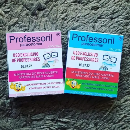 Caixinha Professoril Personalizada com Chiclete