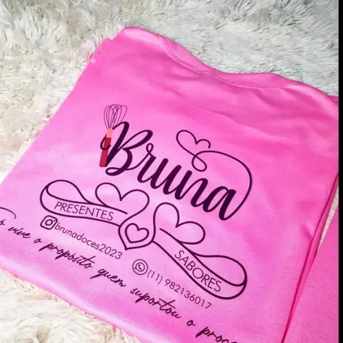 Camiseta Personalizada Loja de Doces
