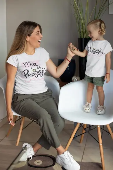 Camiseta Personalizada Mãe e Filho (par)