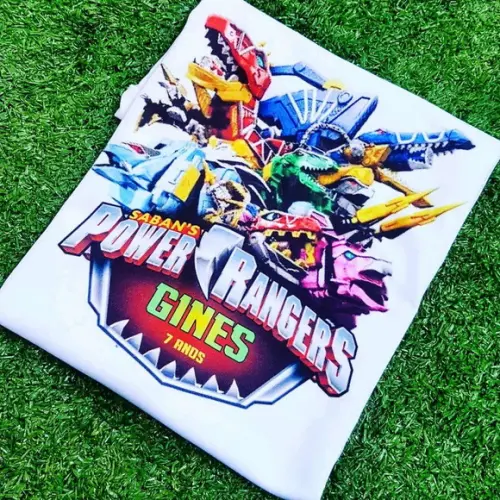 Camiseta Personalizada Power Ranger