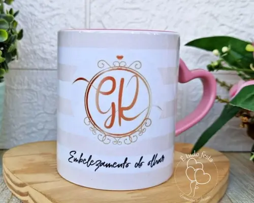 Caneca Design de Sobrancelha Colocamos Logo