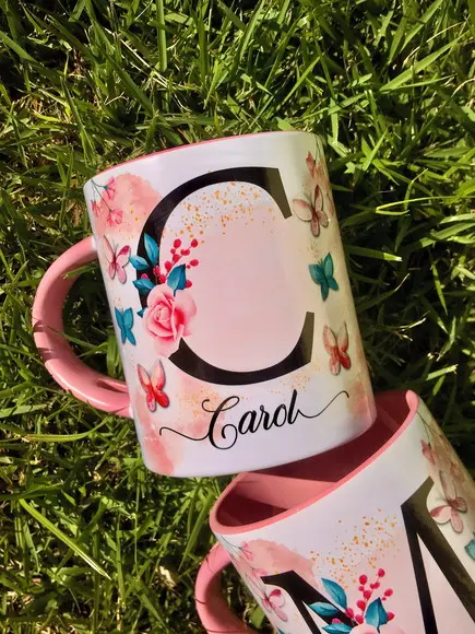 Caneca Dia das Mães com Alça Colorida
