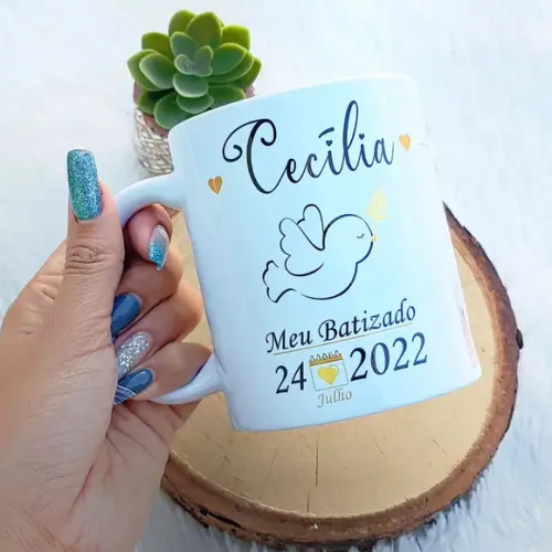 Caneca para Batizado Personalizada