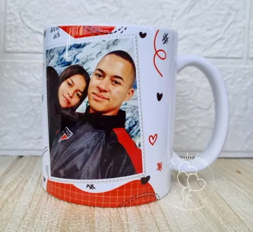 Caneca para Casal com Foto