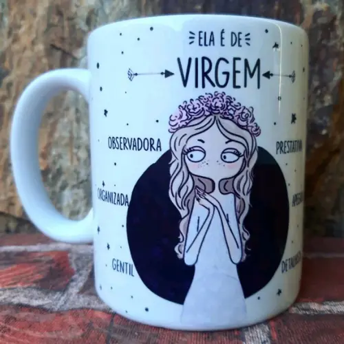 Caneca personalizada - Signo virgem