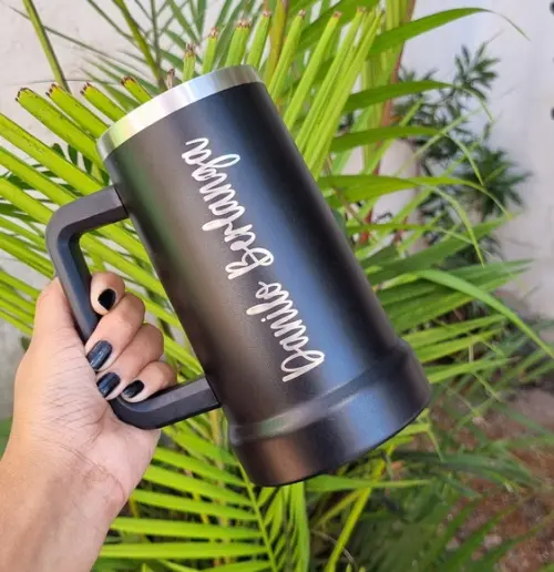 Caneca Térmica Personalizada a Laser com Nome ou Logo 700ml