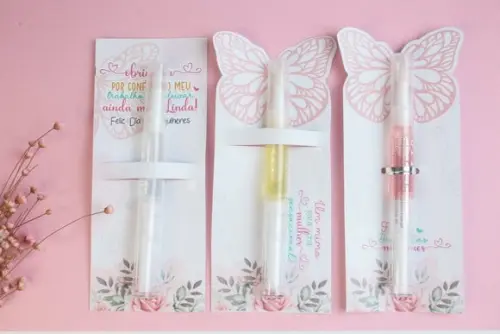 Card com Caneta Óleo Hidratante para Cutícula- Dia da Mulher