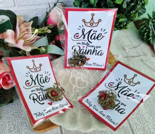 Card com Piranha Metalica Dia das Mães