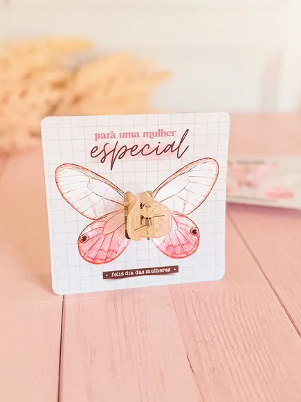 Card com Presilia Dia da Mulher