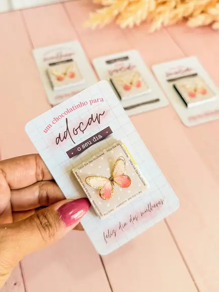Card com Tablet Cacau Show 5g- Dia da Mulher