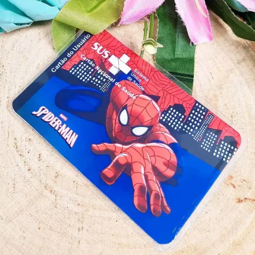 Cartão do sus personalizado - mulher maravilha