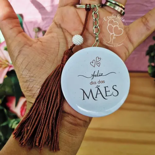 Chaveiro Espelho - Dia das Mães