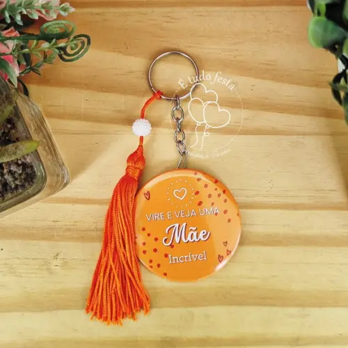 Chaveiro Espelho - Dia das Mães