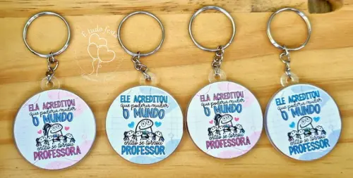 Chaveiro Espelho Dia dos Professores