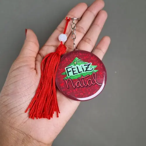 Chaveiro Espelho Natal