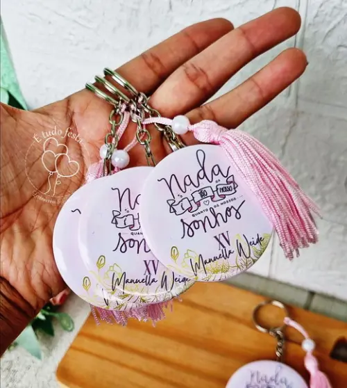 Chaveiro Espelho Personalizado