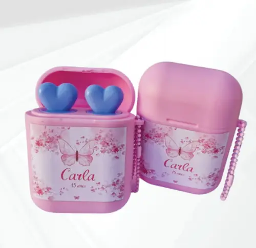 Chaveiro Gloss com Caixa Fone Personalizado 15 Anos