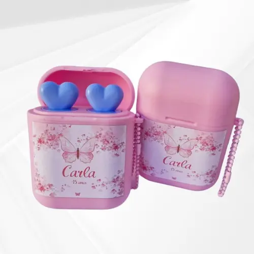Chaveiro Gloss com Caixa Fone Personalizado 15 Anos