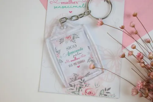 Chaveiro Personalizado Dia da Mulher