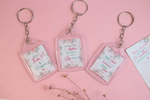 Chaveiro Personalizado Dia da Mulher