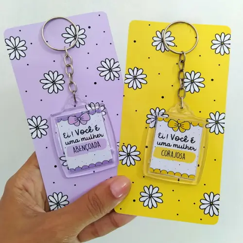 Chaveiro Personalizado Dia da Mulher
