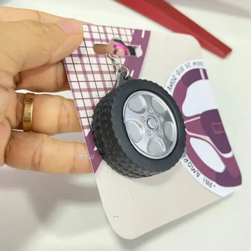 Chaveiro Trena com Cartão Brinde Dia dos Pais