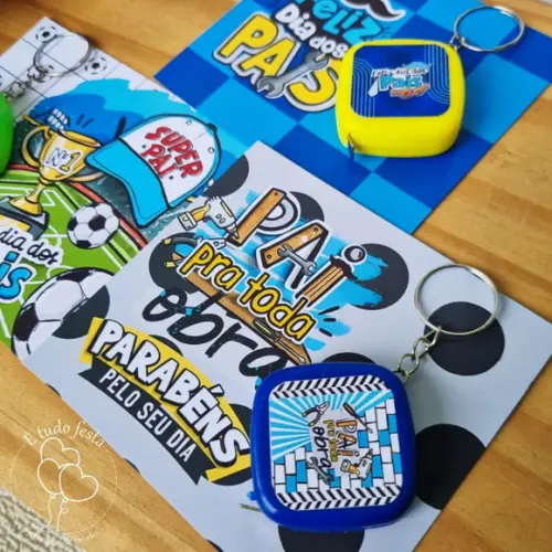 Chaveiro Trena Personalizado para Brinde - Dia dos Pais