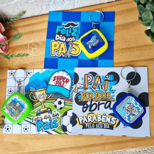 Chaveiro Trena Personalizado para Brinde - Dia dos Pais