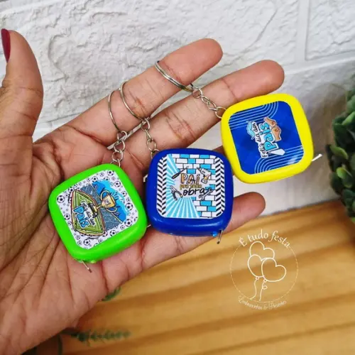 Chaveiro Trena Personalizado para Brinde - Dia dos Pais