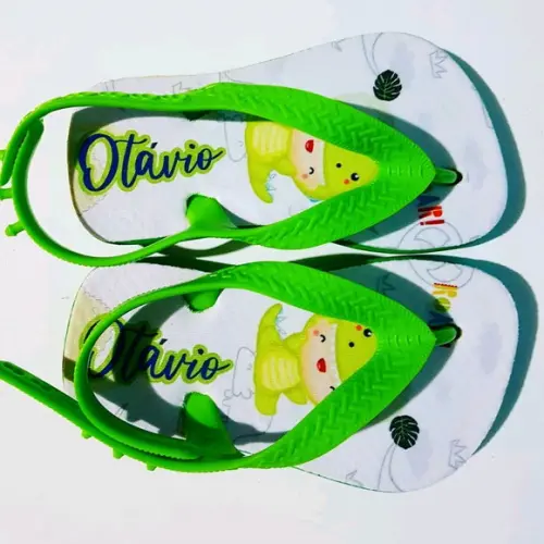 Chinelo Personalizado - Dinossauro Baby