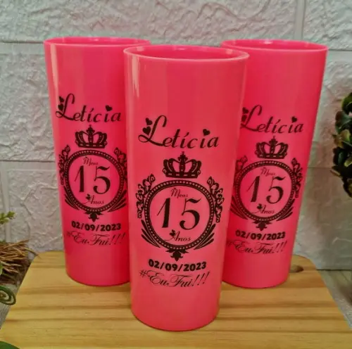 Copo Long Drink Personalizado- 15 Anos