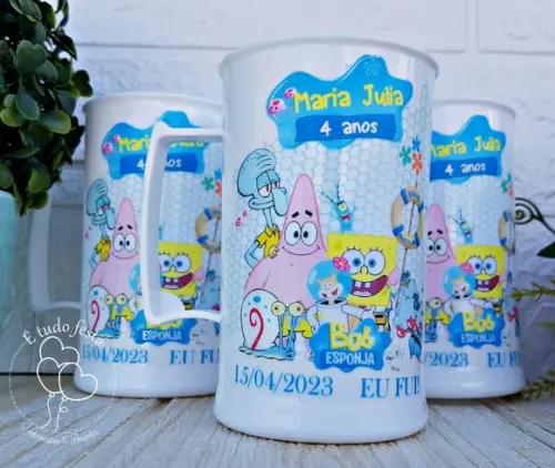 Copo Personalizado 300ml - Bob Esponja