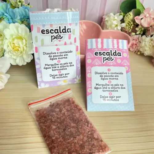 Escalda Pés Personalizados Dia das Mães