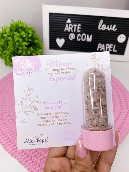 Escalda Pés Personalizados Dia das Mães