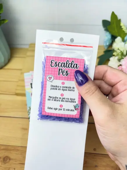 Escalda Pés Personalizados Dia Internacional da Mulher