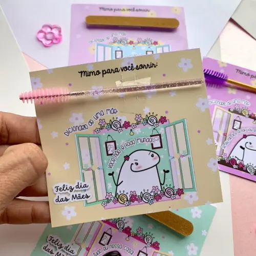 Escovinha para Cilios +tag Personalizada- Dia das Mães