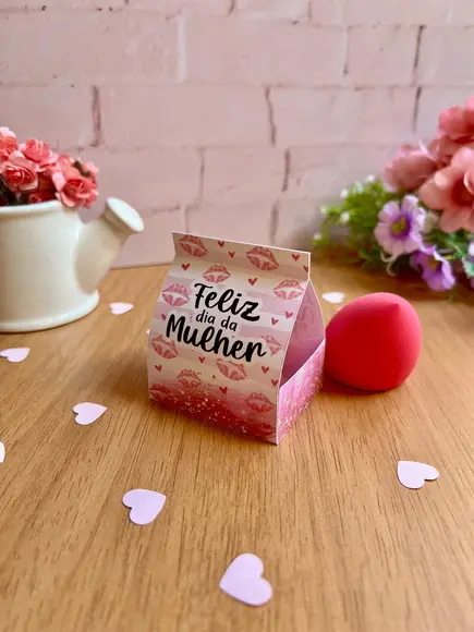 Esponja de Maquiagem Personalizada Dia da Mulher