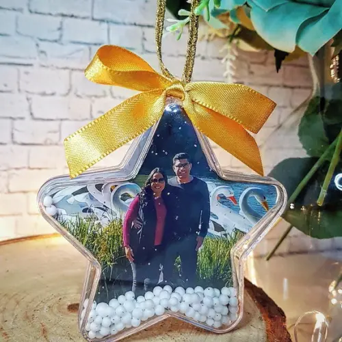 Estrela de Natal Personalizadas com Foto