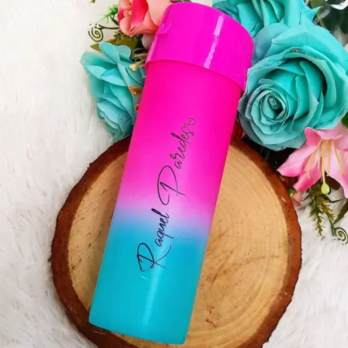 Garrafa de Agua Personalizada Nome + Tema Melhor Gerente