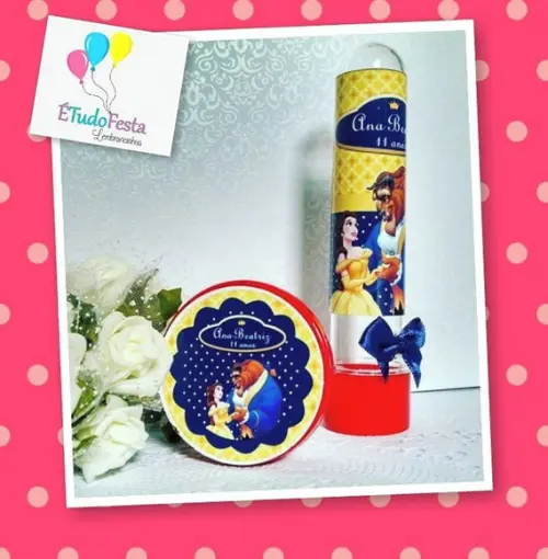 Kit a Bela e a Fera Personalizado 20 Peças