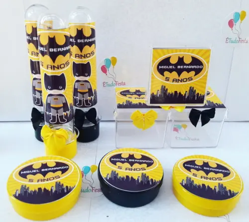 Kit Batman Personalizado 60 Peças