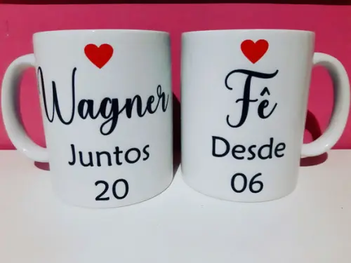 Kit Caneca para Casal Personalizada