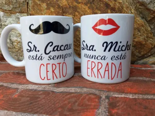 Kit Caneca Personalizada para Casal