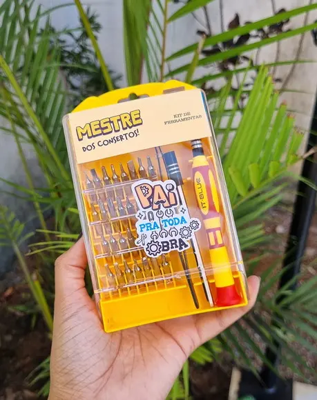 Kit Chave de Fenda Dia dos Pais Personalizada