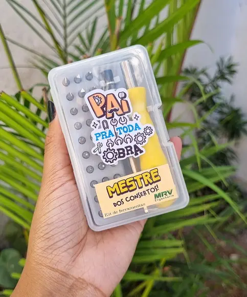 Kit Chave de Fenda Dia dos Pais Personalizada