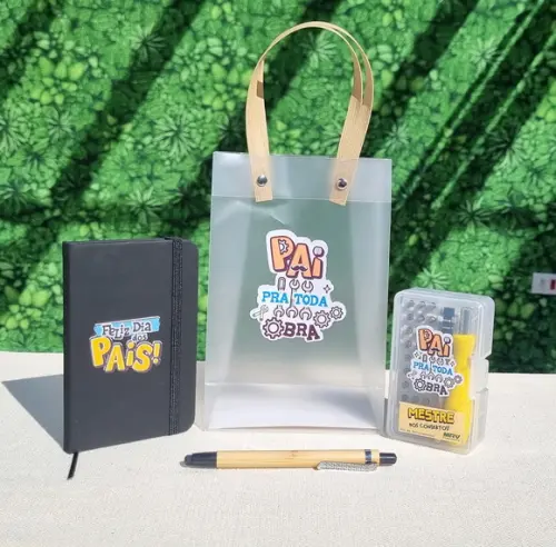 Kit Dia Personalizado para Dia dos Pais 4 Pçs