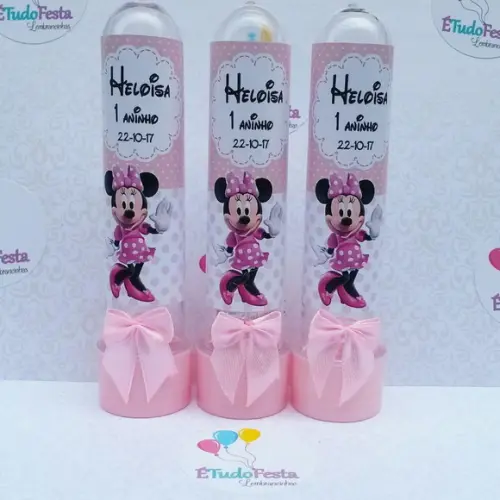 Kit Minnie Rosa 80 Peças
